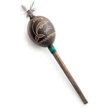 Load image into Gallery viewer, Peruvian Amazon Gourd Rattle - Dolphin