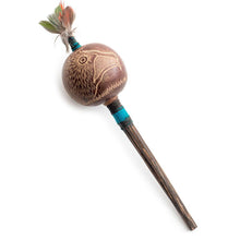 Load image into Gallery viewer, Peruvian Amazon Gourd Rattle - Eagle/Condor