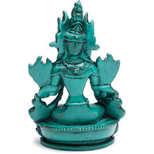 Load image into Gallery viewer, Green Tara Resin Statue - 6 in