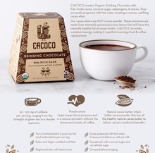 Load image into Gallery viewer, Cacoco Ceremonial Drinking Chocolate - 65% Golden Dark