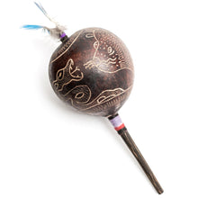 Load image into Gallery viewer, Peruvian Amazon Gourd Rattle - Four Directions
