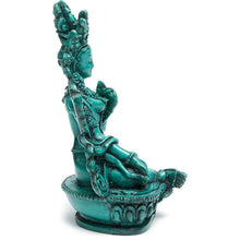 Load image into Gallery viewer, Green Tara Resin Statue - 6 in
