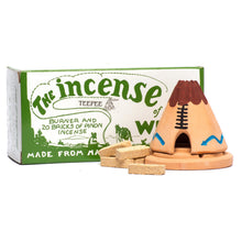 Load image into Gallery viewer, Teepee Incense Burner w/Pinon Incense Cones