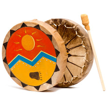 Load image into Gallery viewer, Strength & Light Buffalo Hide Hand Drum