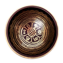 Load image into Gallery viewer, Tibetan Handmade Singing Bowl - Red - 6 inch