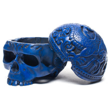 Load image into Gallery viewer, Carved Resin Skull Incense Burner