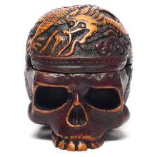 Load image into Gallery viewer, Carved Resin Skull Incense Burner