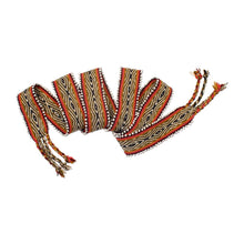Load image into Gallery viewer, Watana Tie w/Beaded Trim