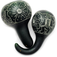 Load image into Gallery viewer, Peruvian Amazon Colorful Gourd Rattle - Short
