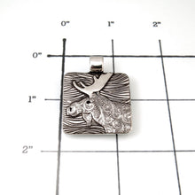 Load image into Gallery viewer, Sterling Silver Bull Moose Totem Pendant
