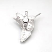 Load image into Gallery viewer, Sterling Silver Hummingbird Totem Pendant
