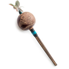 Load image into Gallery viewer, Peruvian Amazon Gourd Rattle - Eagle/Condor
