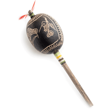 Load image into Gallery viewer, Peruvian Amazon Gourd Rattle - Four Directions

