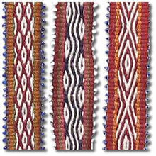 Load image into Gallery viewer, Watana Ties with Beaded Trim - Wide
