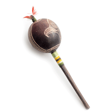 Load image into Gallery viewer, Peruvian Amazon Gourd Rattle - Eagle/Condor
