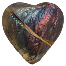 Load image into Gallery viewer, Raku Heart Rattle
