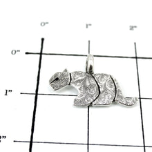 Load image into Gallery viewer, Sterling Silver Mountain Lion Totem Pendant
