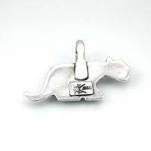 Load image into Gallery viewer, Sterling Silver Mountain Lion Totem Pendant
