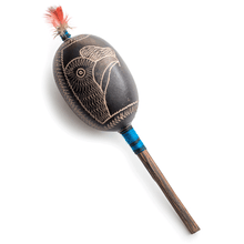Load image into Gallery viewer, Peruvian Amazon Gourd Rattle - Eagle/Condor
