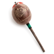 Load image into Gallery viewer, Peruvian Amazon Gourd Rattle - Four Directions
