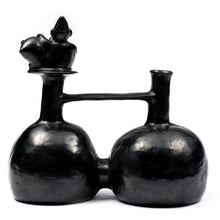 Load image into Gallery viewer, Huaco Silbador-Peruvian Water Whistling Vessel - Shaman with Vessel
