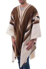 Load image into Gallery viewer, Alpaca Wool Poncho - Inca Chief
