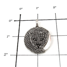 Load image into Gallery viewer, Sterling Silver Jaguar Totem Pendant

