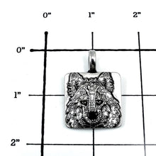 Load image into Gallery viewer, Sterling Silver Wolf Totem Pendant
