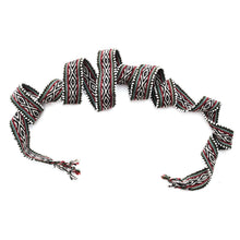 Load image into Gallery viewer, Watana Tie w/Beaded Trim

