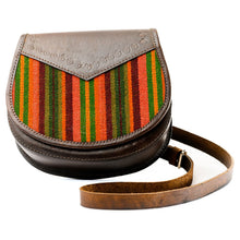Load image into Gallery viewer, Bolivian Leather &amp; Aguayo Shoulder Bag
