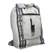 Load image into Gallery viewer, Peruvian Wool Backpack w/ Llama Pocket
