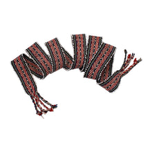 Load image into Gallery viewer, Watana Tie w/Beaded Trim

