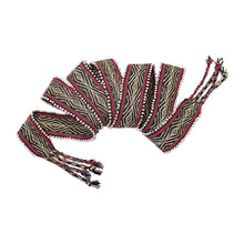 Load image into Gallery viewer, Watana Tie w/Beaded Trim
